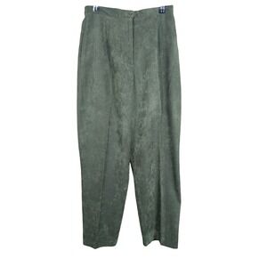 Smith & Hawken Pants Womens 4 Forest Green High Rise Straight Leg USA Made